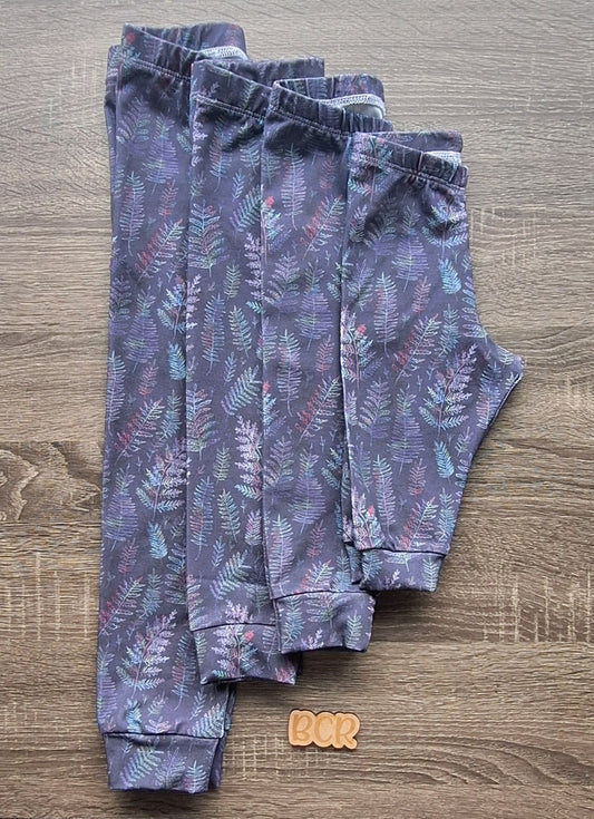 Purple Ferns Leggings
